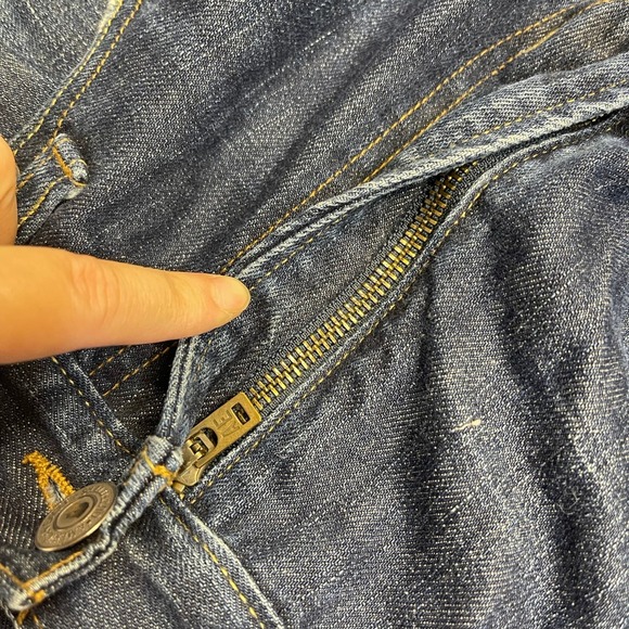 American Eagle mens baggy loose fit jeans sz 38x33 blue jeans stretch denim - Picture 12 of 12